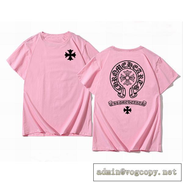 今リアルに売れている！CHROME HEARTSクロムハーツ丸首ネックTシャツコピー 肌触りの着心地が良い 多色可選