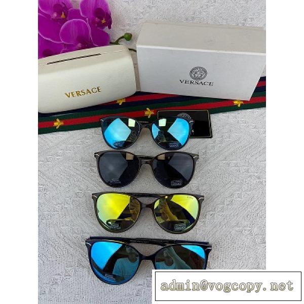 多色可選 オススメしたい最新注目ファション カップルモデル 注目のストリート サングラス ヴェルサーチ VERSACE