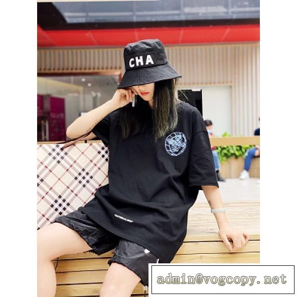 Off-White オフホワイト丸首ネックTシャツ通販 激安 ラインサークルパターン 男女兼用 ゆるくてマッチングしやすい  