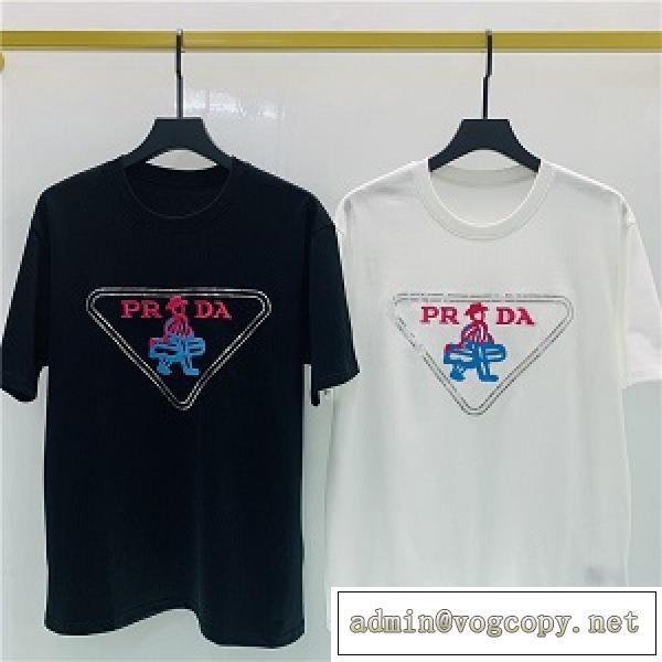 2026夏大人気 PRADA プラダ コピー 激安 半袖tシャツ 男女適用 人気の定番夏物 今季らしい着こなし存在感