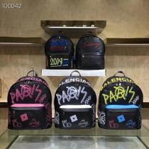 2026人気新作バレンシアガ BALENCIAGAリュックコピー グラフィティプレーン革とナイロン布 