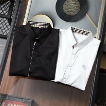 2026夏の最新ファッションBURBERRY バーバリー 服 半袖シャツ お洒落感が溢れる 黒白 クールで肌にやさしい