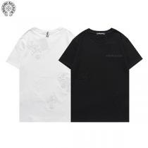2026夏の最新CHROME HEARTSクロムハーツ丸首ネックTシャツ激安 男...
