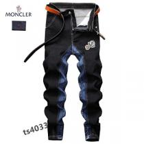 夏っぽさ新作アイテム MONCLERモンクレールジーンズコピー激安 ブルーパネル...