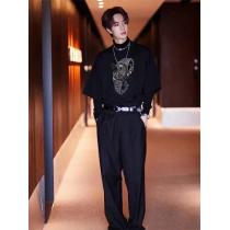 2026年春夏流行ファッションOff-White オフホワイト半袖Tシャツコピー 時計とバタフライプリント 男女適用