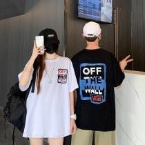 Off-White X VANS 夏にぴったり限定アイテムTシャツコピー  カラー印刷 カップル半袖 肌触りの着心地が良い