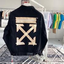 抜け感のある夏着物Off-White オフホワイト デニムジャケットスーパーコピ...