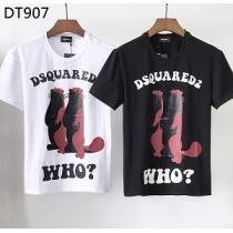 2026年超人気の高品質 激安 ディースクエアードDSQUARED2丸首ネックTシャツ かわいいアニマルプリント男女適用
