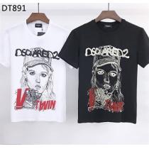 2026春夏も引き続きトレンド ディースクエアードDSQUARED2半袖Tシャツコピー  美しさの肖像画 美丽的项目