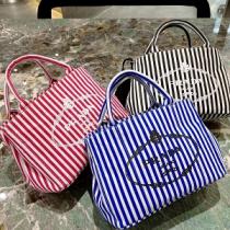 PRADA プラダ トートバッグ コピー レディース ストライプ レディなタッセル ファッション性に優れる