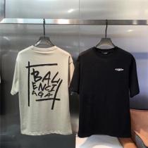 おしゃれ2026春夏新作 バレンシアガ 人気 tシャツ ロゴプリント 才に抜け感おすすめ ストリート感 男女兼用