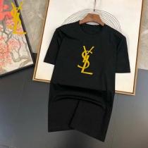 YSL イヴサンローラン スーパーコピー 半袖tシャツ 2色可選 シルエットがリラックス感 男女問わずに馴染む