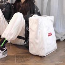 SUPREME 偽物 通販 20FW Canvas Tote box logo トートバッグ キャンバス カジュアルなスタイル新品