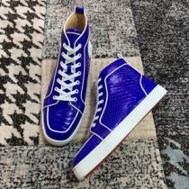 21ユニセックスモデル Christian Louboutin ルブタン 靴 コピー ハイトップスニーカー オシャレに見える