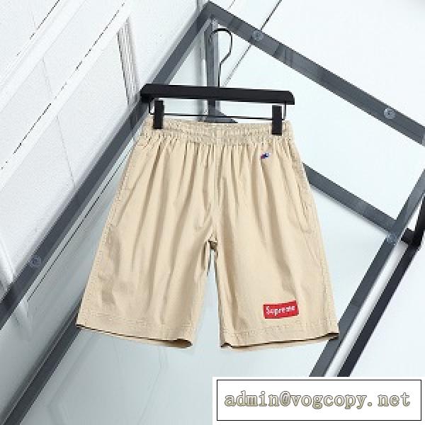 今年人気の定番 Champion×SUPREME シュプリーム 偽物 ハーフパンツ 3色可選 ワードローブの強い味方