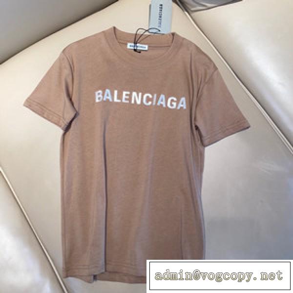 しっかりとした生地 Balenciaga バレンシアガ t-シャツ 偽物 丈夫ながらも柔らかい生地感