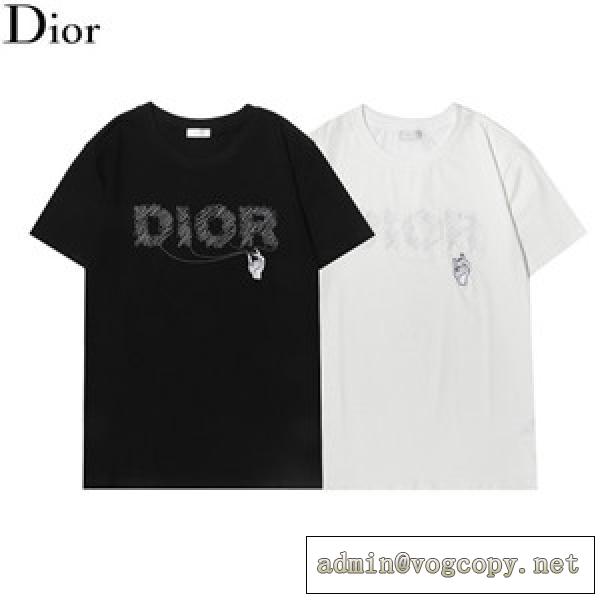 ドライ感とタフな雰囲気を表現し Dior コピー Tシャツ ハリのあるコットン 洗濯にも強い素材