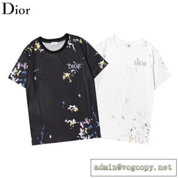 Dior ディオール ロゴ Tシャツ 偽物 トレンド感のある印象を作るベーシックな1枚