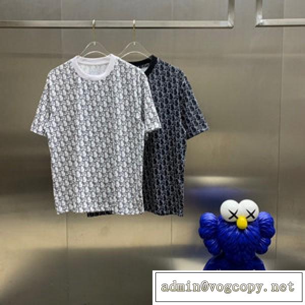程良いデザインで カジュアルでもストリートでも着こなせ Dior 半袖Tシャツ ディオール 偽物