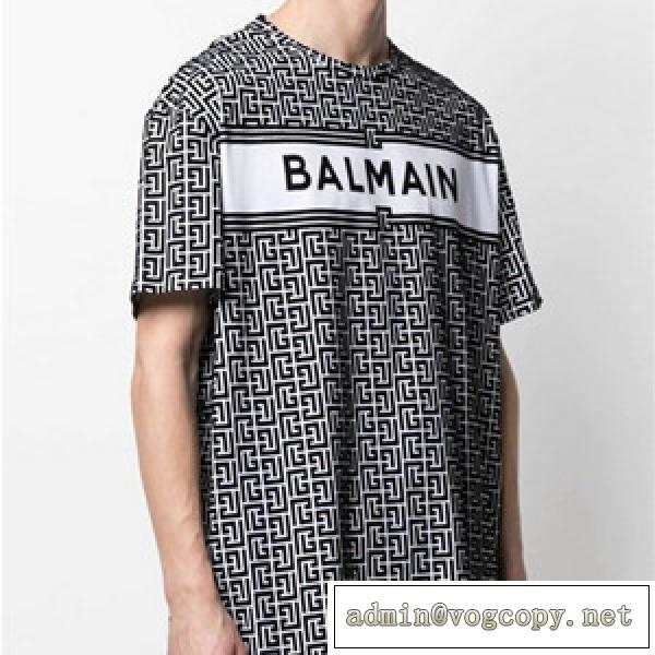大人も着れるビッグT Balmain Tシャツ バルマン 偽物 抜群の着心地 安定感のある生地感