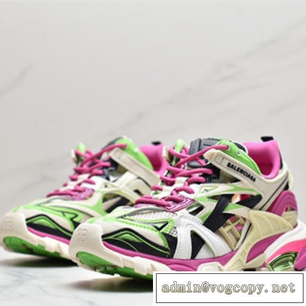 高級ブランド バレンシアガ BALENCIAGA スニーカ コピー Track 2 Sneakers"Army Green/Black 