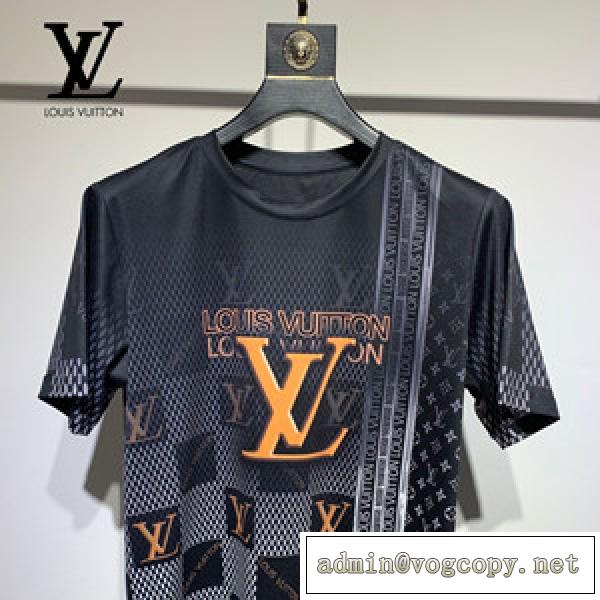 ルイヴィトン Tシャツ コピー Louis vuitton 清涼感のある爽やかなコーディネートが楽しめ