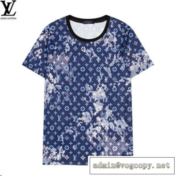 吸水性と通気性に優れ 抜群の着心地と安定感のある生地感 Louis vuitton コピー Tシャツ