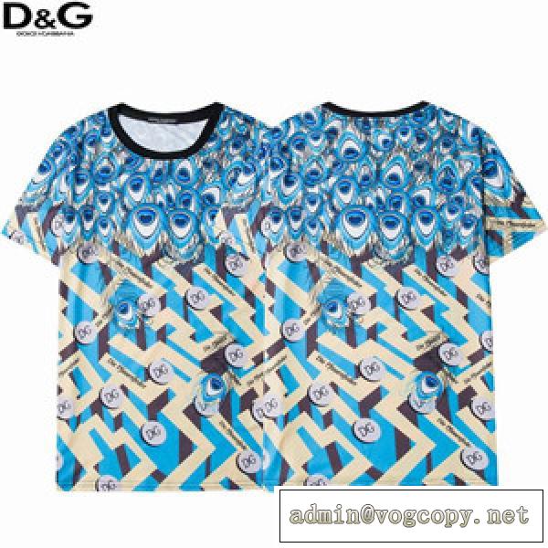 定番春夏トレンドの最新モデル D&G ドルチェ&ガッバーナ コピー Ｔシャツ メンズ