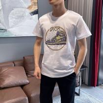 大人気お得DIOR ディオールｔシャツ新作 スーパーコピーlogoプリント ジョーダンコラボ半袖服