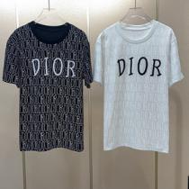 様々なボトムスに合わせやすく ディオール ロゴ Tシャツ コピー コットン素材な...
