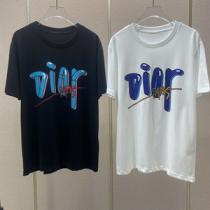 SNSで話題沸騰中 ディオール 偽物 Dior メンズ Tシャツ ディオールロゴ...