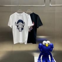 目を惹くスタイリッシュな半袖 Dior ディオール Tシャツ 偽物 柔らかい生地...
