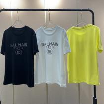 Balmain バルマン 半袖 Tシャツ コピー ブランドロゴ 抜群の着心地と安定感のある生地感