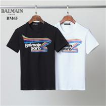 様々なボトムスに合わせやすく 前面プリント Balmain バルマン Tシャツ コピー
