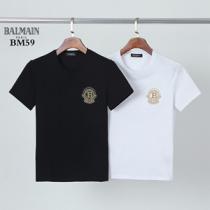2026春夏大人気アイテム注目 Balmain メンズ バルマン 半袖 コピー シンプルで高品質着回し