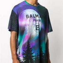 人気高い新作おすすめ お手頃高品質な人気ブランド バルマン ロゴ 偽物 Balmain Tシャツ 