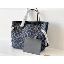 LOUIS VUITTON デニム 大容量 2026年人気激安 ヴィトン ショッピングバッグ 新作 トート