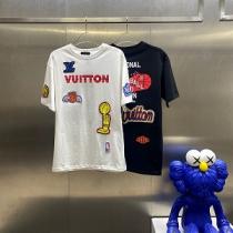 日本未入荷Louis Vuitton NBAマルチロゴTシャツ1A8XEBヴィトン激安ストリートファッション春夏の半袖