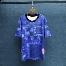 Louis Vuittonトレンド 新作 1A8X1M 激安 ルイヴィトン ソルトプリント Tシャツ メンズ