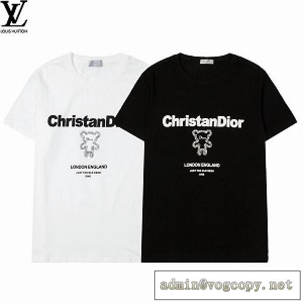 洒落感抜群DIOR 人気色ディオール 激安 ｔシャツ メンズ 春夏トレンドコットントップスGOODアイテム