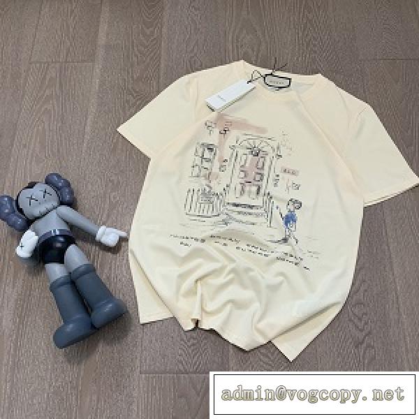 激安2026挿絵子供プリントブランド ｔシャツ スーパーコピー 最新アイテム男女兼用エレガントな高品質半袖