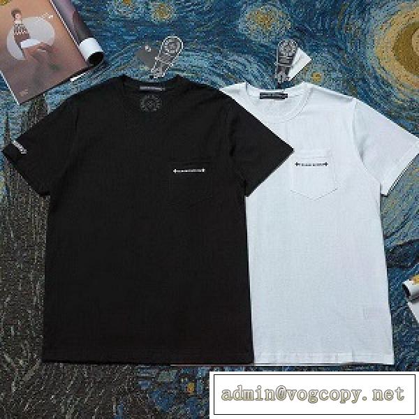 涼しげな激安通販CHROME HEARTSクロムハーツｔシャツコピー流行り春夏カジュアルなファッション半袖