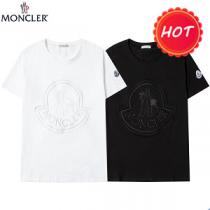 MONCLER モンクレール tシャツ シンプルなデザイン 幅広い着こなし 今季も取り入れやすいコーデ 黒白