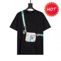 カラーバッグロゴ ルイヴィトンコピー Louis vuitton Tシャツ 性別を問わず ユニセックスで着用可能