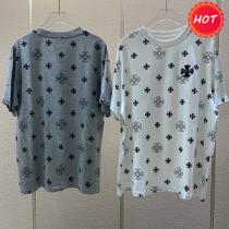 期間限定CHROME HEARTS クロムハーツ偽物ロゴ入りプリントｔシャツ高品質オーバーサイズ男女兼用