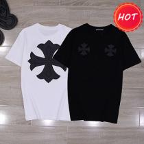 偽物クロムハーツｔシャツ激安トレンド2026春夏爽やかに通気性のいい薄手メンズの半袖トップス