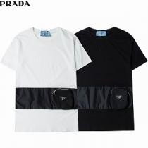 綿100％プラダ偽物メンズｔシャツ激安通販 PRADA人気ランキング上質なカジュアルウェア