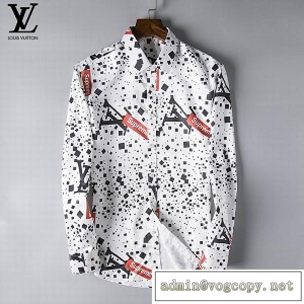 重宝LOUIS VUITTON✖️SUPREME シャツ人気2026流行り男性のファッションコーディネートルイヴィトンコピー長袖シャツ