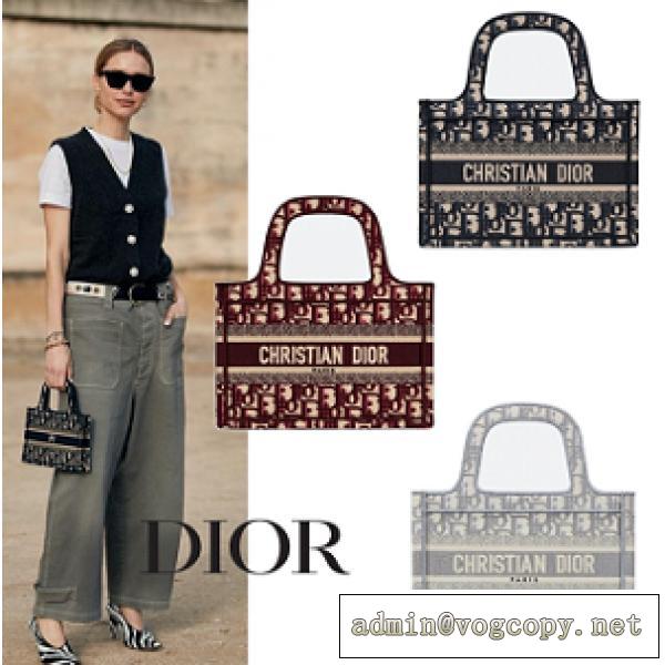 ☆3色☆DIOR BOOK TOTE Dior Oblique ディオールトートバッグコピーミニバッグ2026トレンド最高品質エレガントな