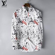 重宝LOUIS VUITTON✖️SUPREME シャツ人気2026流行り男性のファッションコーディネートルイヴィトンコピー長袖シャツ